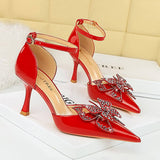 STYLISH RHINESTONE BOW HIGH HEELS_CWSHH0108