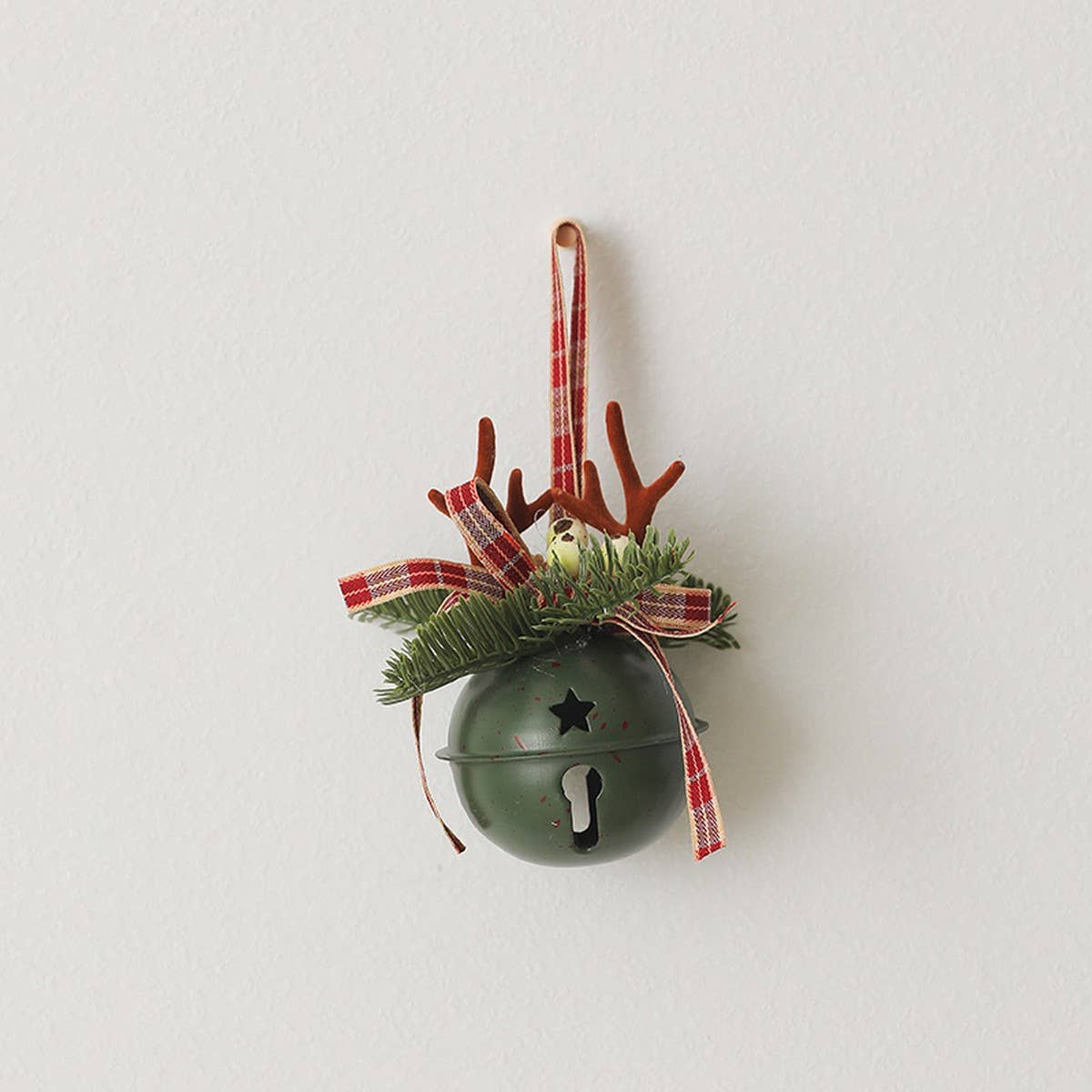 Pinecone Bell Xmas Wreath Hanging Decor_Cwmm10584