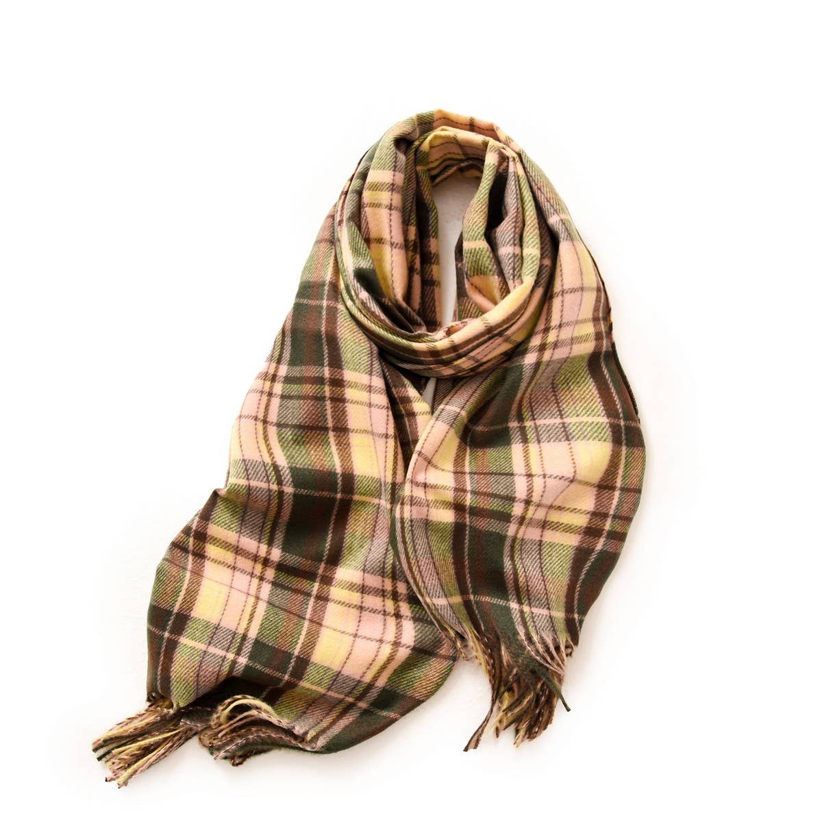 PLAID WINTER SCARF WRAP SOFT STREET STYLE SHAWL_CWASC1050