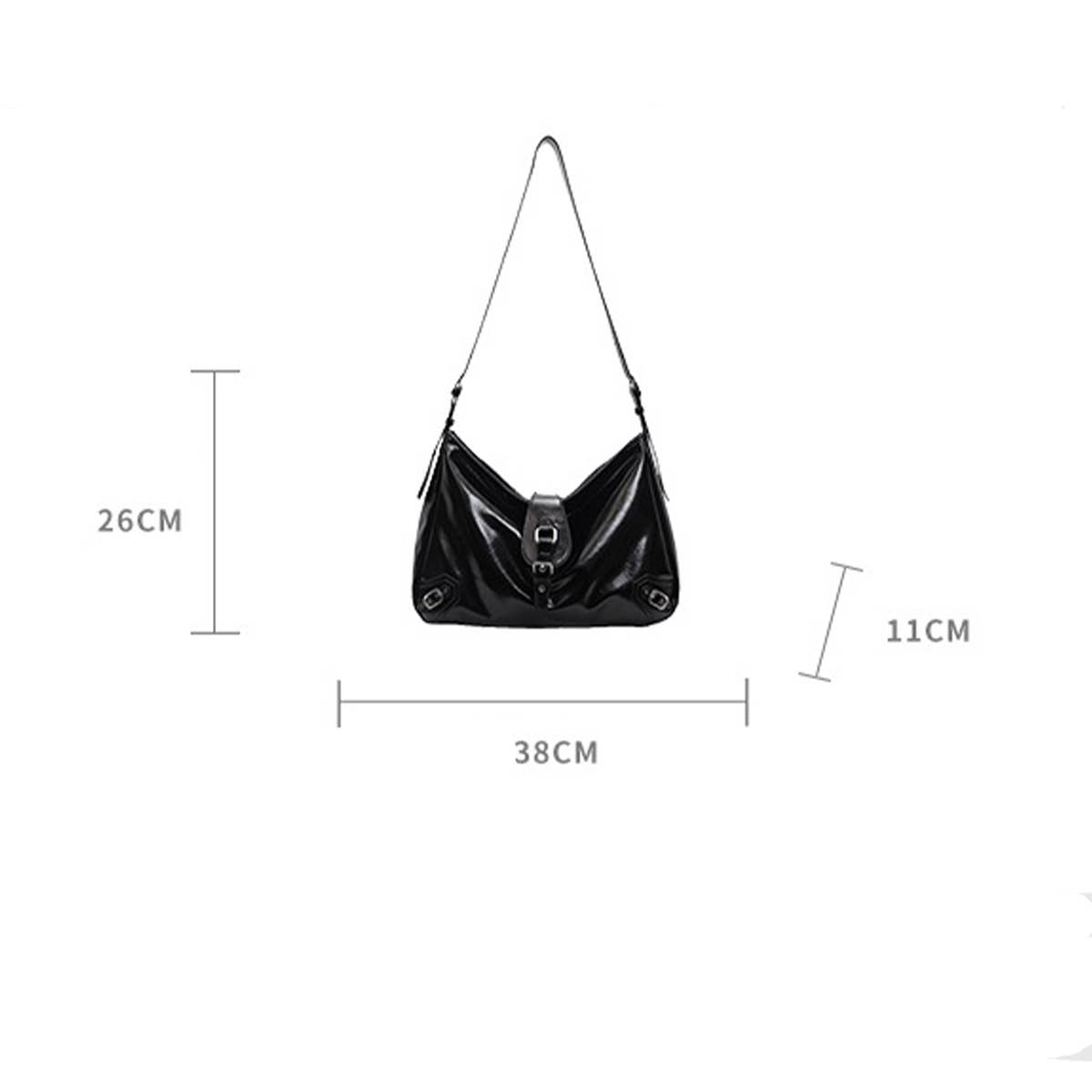 NICHE RETRO FASHION COMMUTER SHOULDER BAG_CWAB3276
