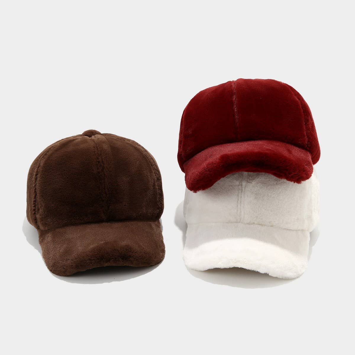 Women¡¯S Soft Short Brim Baseball Cap Fall Winter_Cwah04722