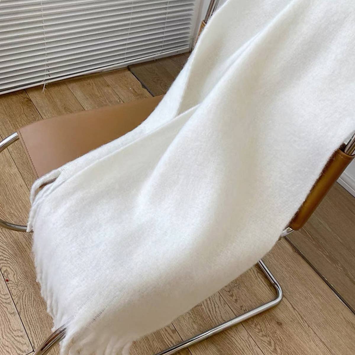 SOFT MOHAIR FEEL SCARF COZY WINTER WRAP_CWASC0323