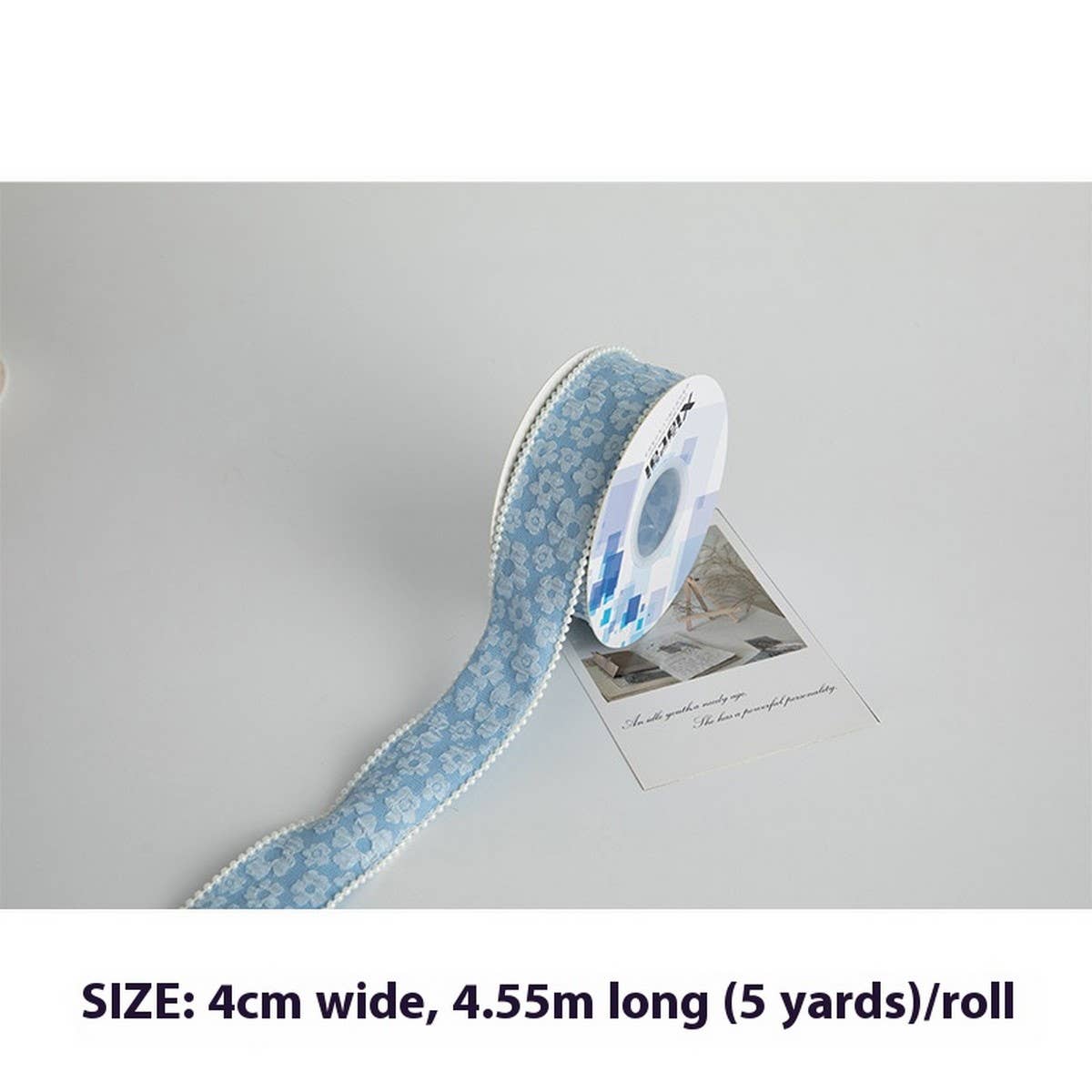 DIY FLORAL RIBBON WITH THREE DIMENSIONAL PATTERN_CWMM5762