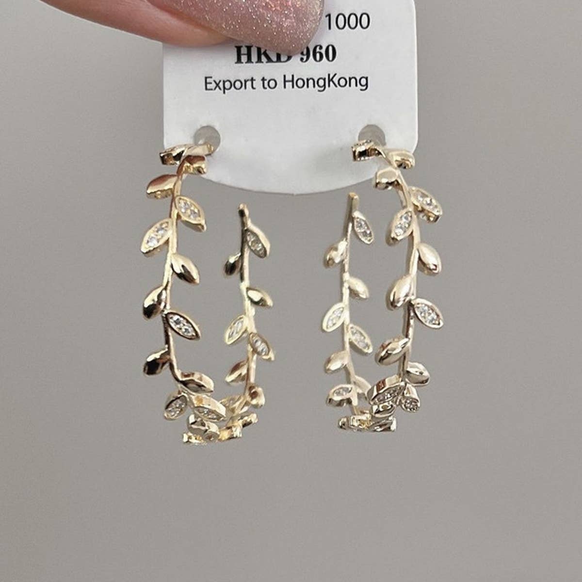 FOREST STYLE RETRO LEAF EARRINGS_CWAJE1452