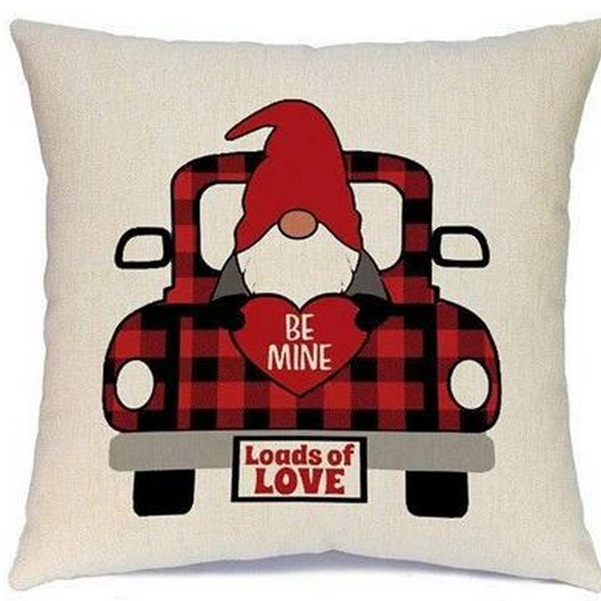 HOME VALENTINES DAY LETTER PRINT PILLOWCASE_CWMM0771