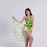 MULTI COLOR PRINT SLING DRESS ISLAND VACATION WEAR_CWBLS0491