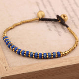 HANDMADE VINTAGE SIMPLE BEADED BRAIDED BRACELET_CWAJE3966