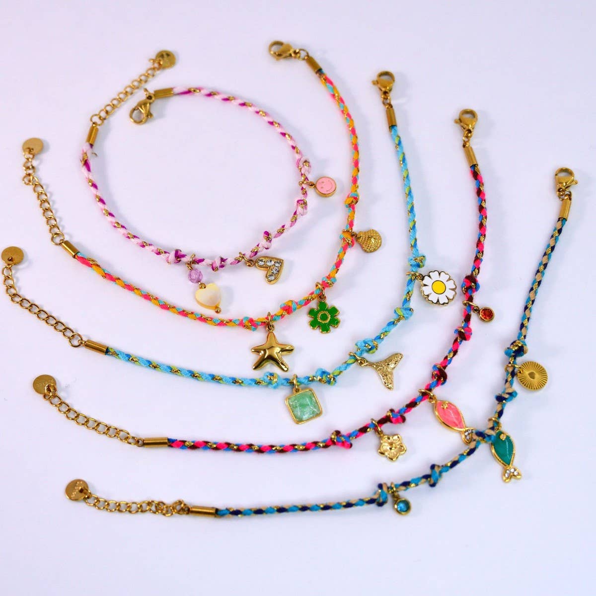 Dopamine Color Beaded Necklace Handmade Chic_Cwmm6951