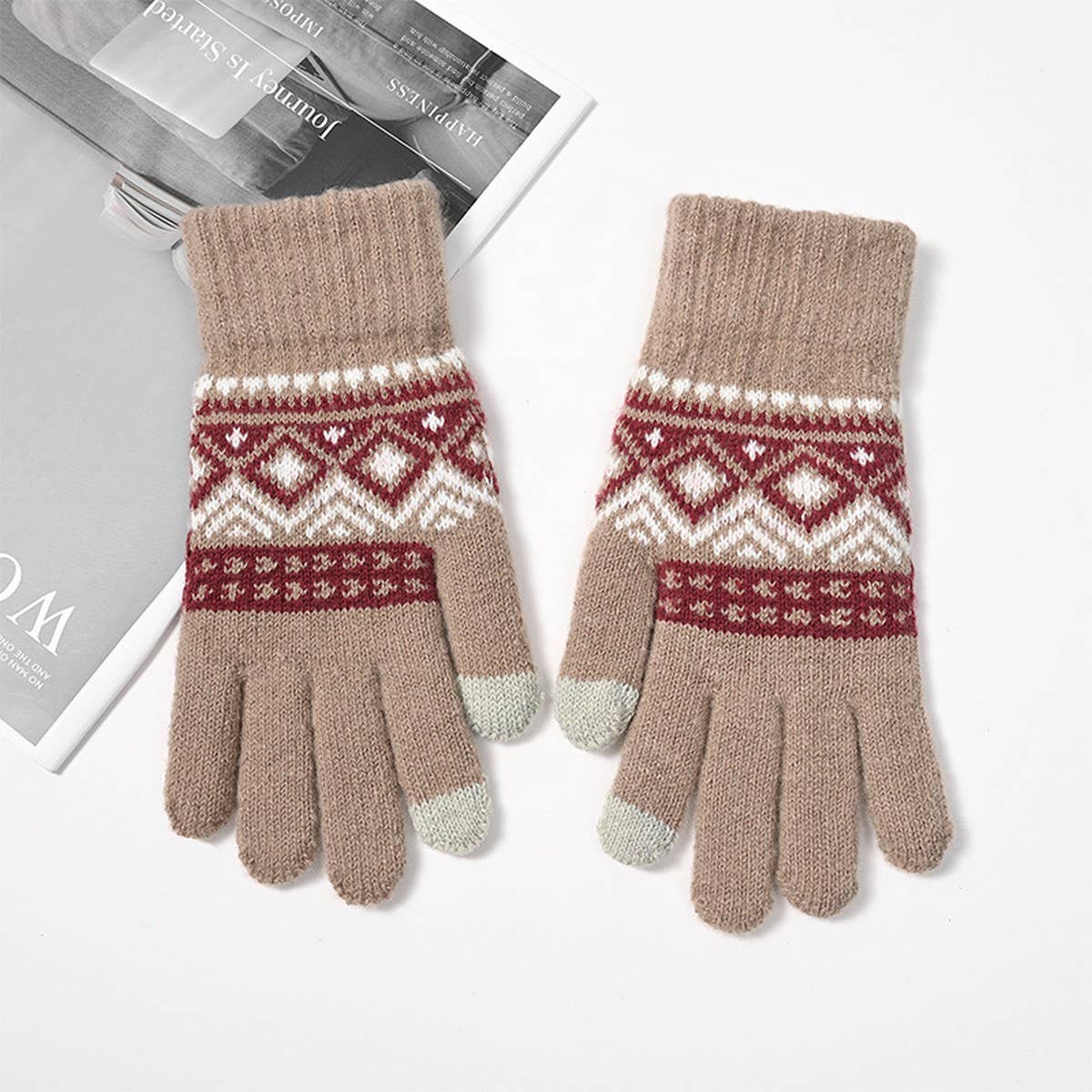 AUTUMN AND WINTER FIVE FINGER CYCLING WARM GLOVES_CWMM1490