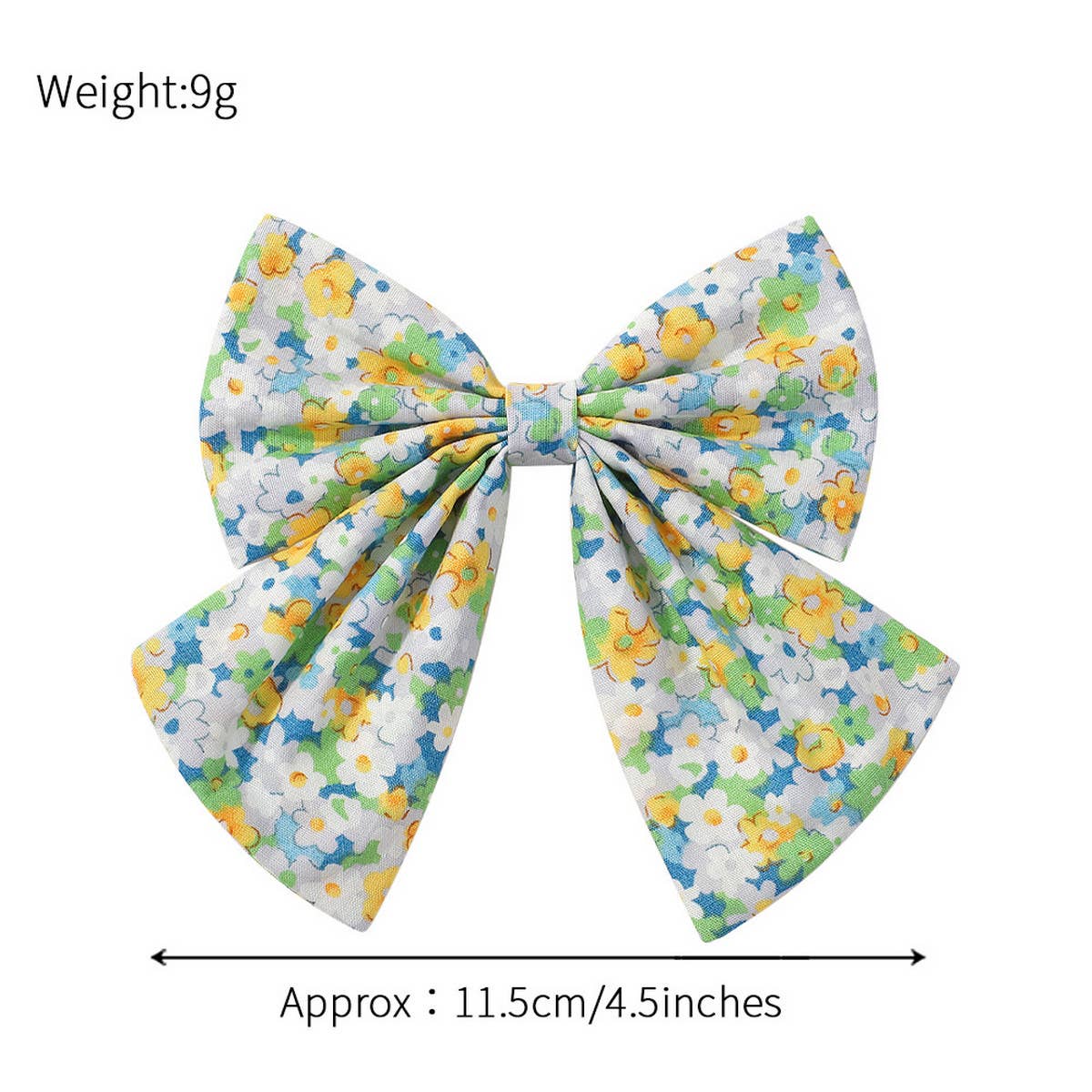 CHILDRENS SIMPLE FLORAL BOW HAIRPIN_CWAHA2366