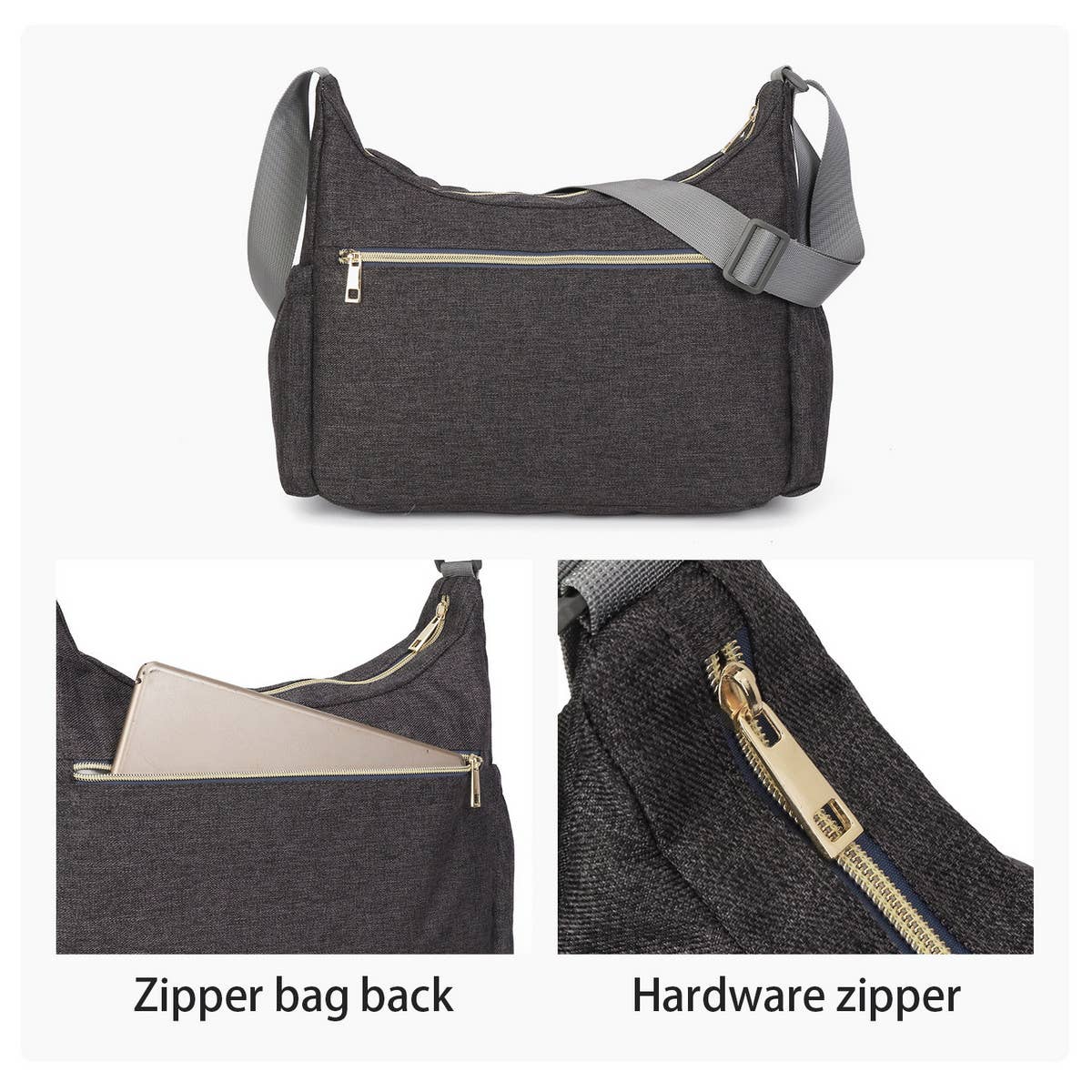 STRIPED FOLDING BED MOTHER AND BABY BAG_CWAB2242