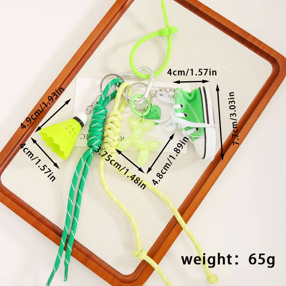 MINI CANVAS SNEAKER CHARM SPORTY GOLF STYLE_CWMM7552