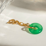 BIKINI STAINLESS STEEL AGATE DIY PENDANT_CWMM4692