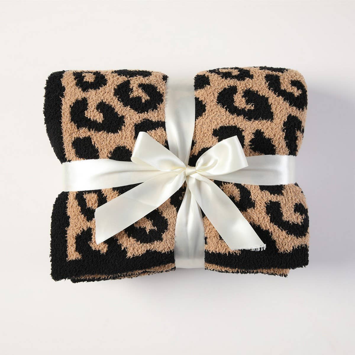 KNITTED LEOPARD PRINT LIGHTWEIGHT SOFA BLANKET_CWMM0213