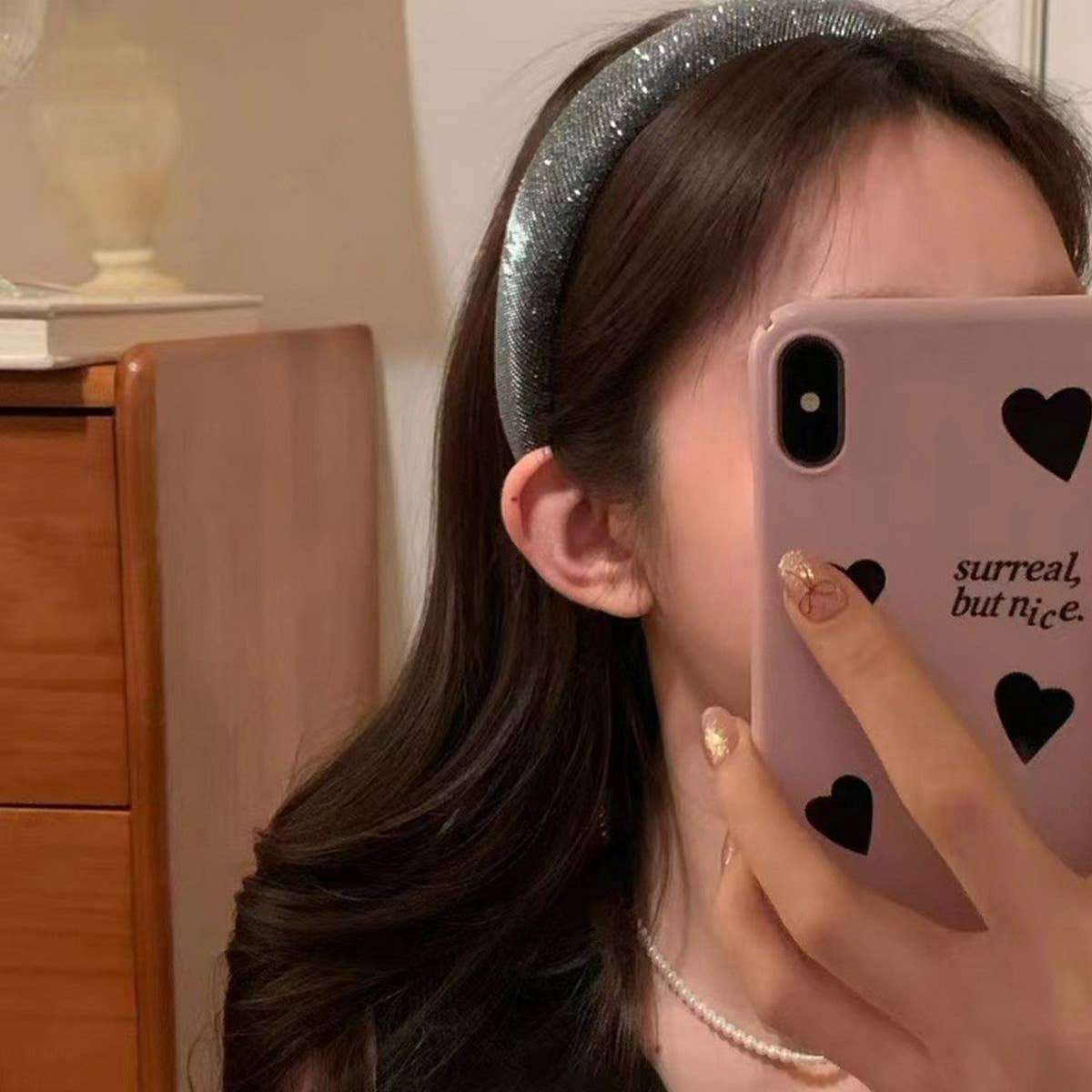 LIGHT LUXURY TEMPERAMENT SUPER SHINY HEADBAND_CWAHA2839