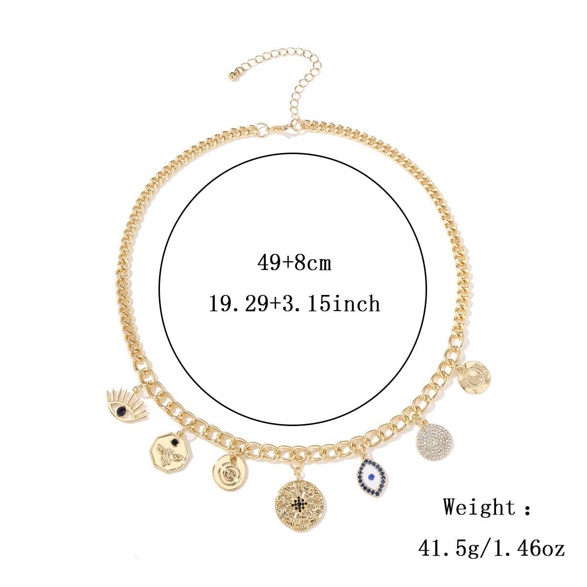 Womens Diamond Relief Small Pendant Necklace