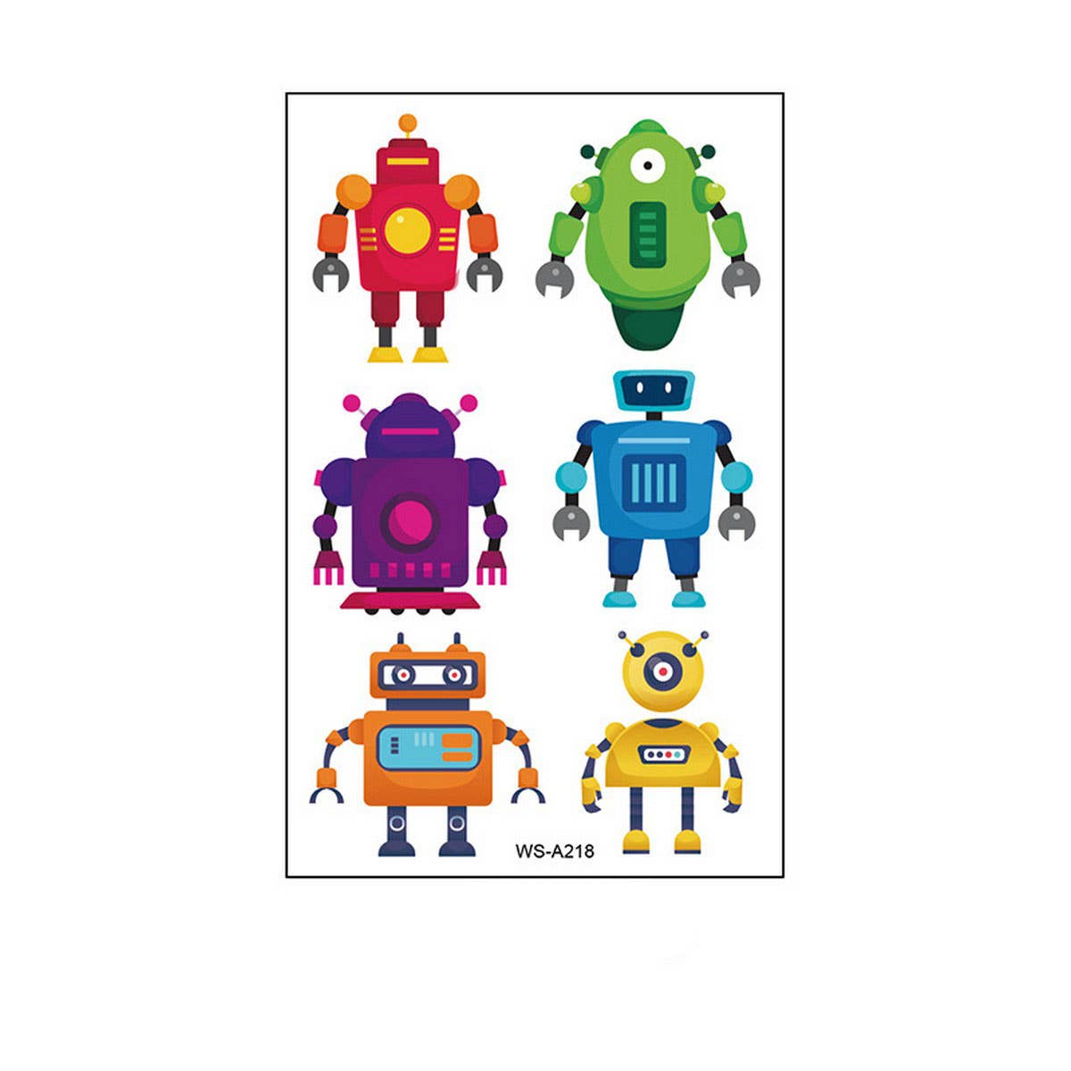 CUTE WATERPROOF TEMPORARY TATTOO STICKERS SET_CWMM8372