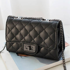 Diamond Pattern Quilted Purse Shoulder Bag_Cwab007-B20331