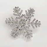 Fashionable Rhinestone Snowflake Side Hairpin