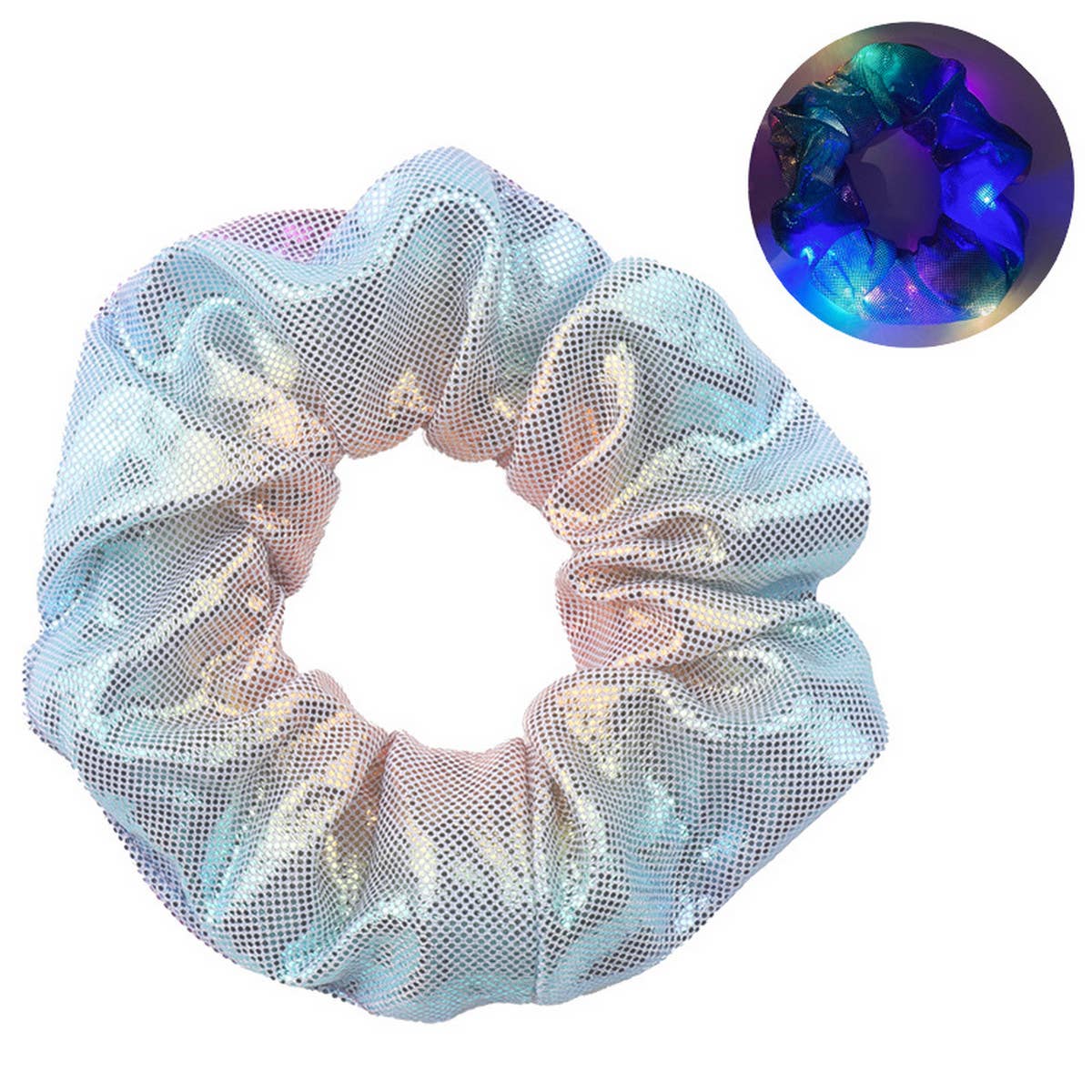 FASHIONABLE GLITTER LARGE INTESTINE HAIR TIE_CWAHA0869