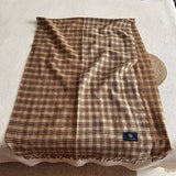 Vintage Plaid Scarf Soft Warm Winter Wrap_Cwasc2321