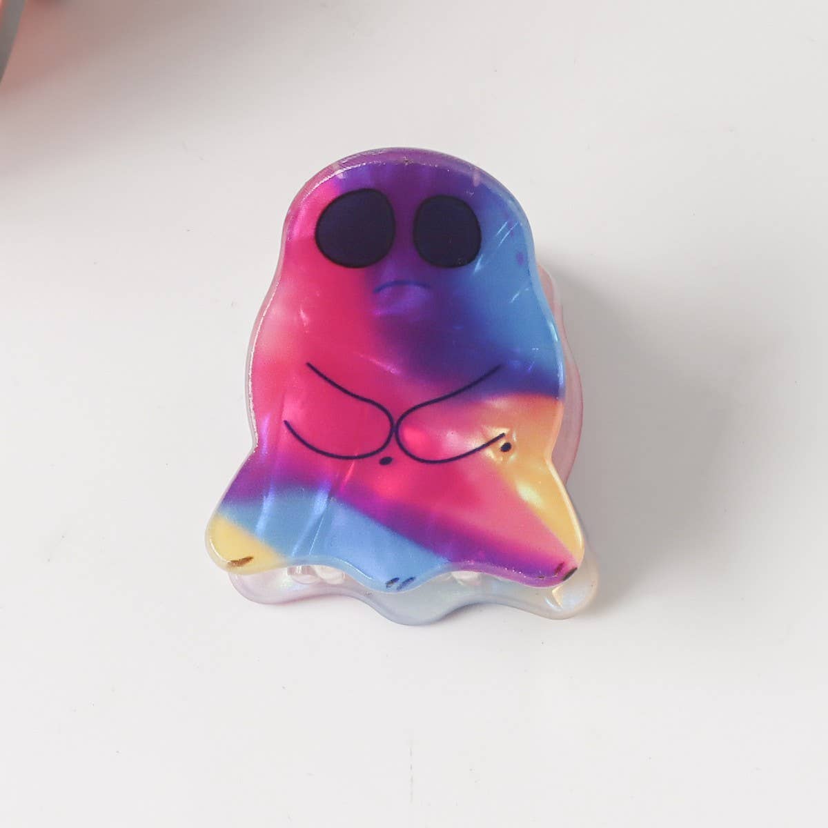 Cwaha1607_Halloween Ghost Small Hair Claw Clip