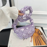 CLOUD BAG SHINY PUFFY DUMPLING SHOULDER PURSE_CUAB00505