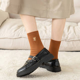 EMBROIDERED BEAR CUTE WOMENS SOCKS_CWMS1114