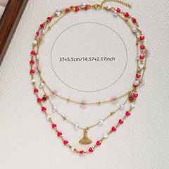 GEOMETRIC JEWELRY CHAIN SIMPLE NECKLACE_CWMM3671