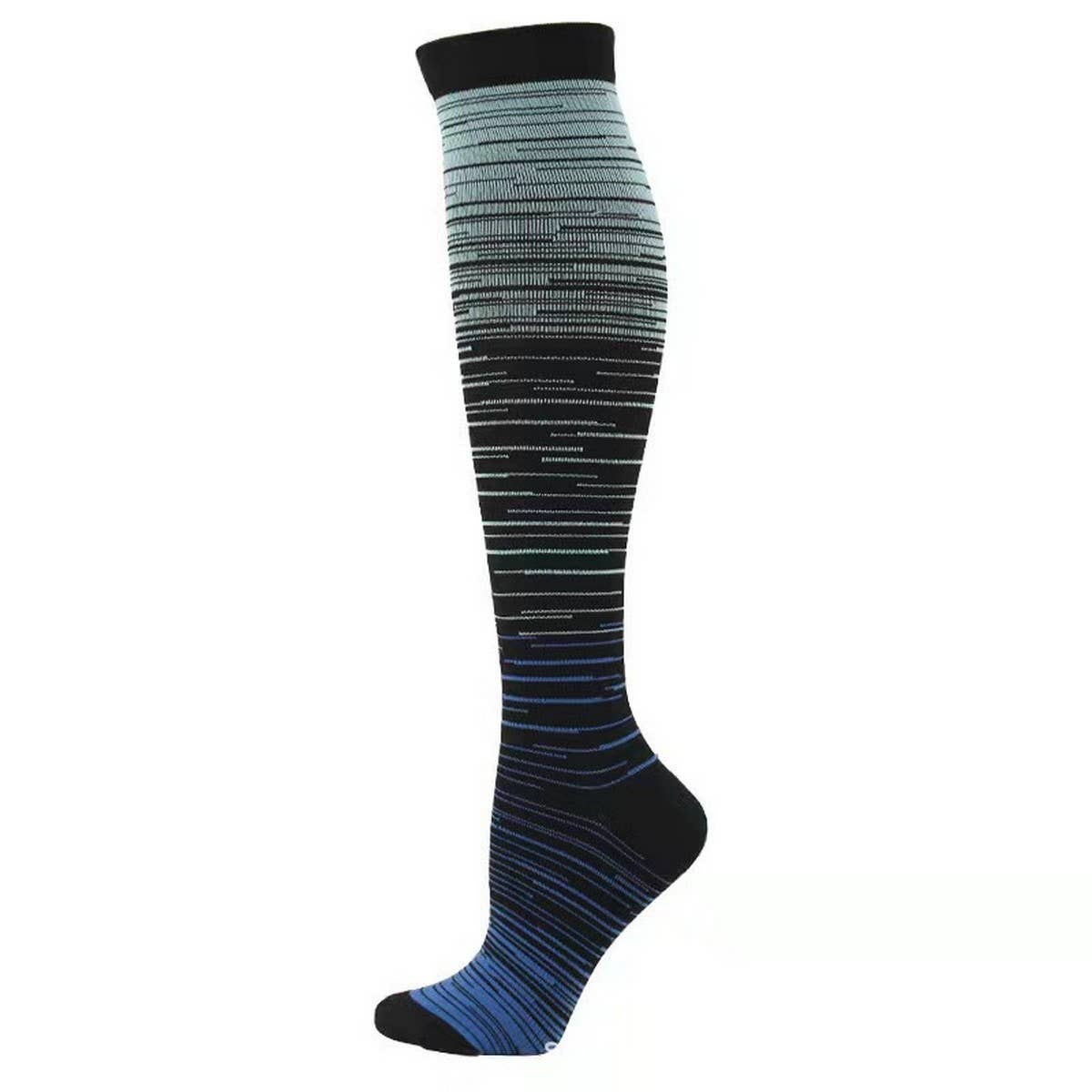 NEW GRADIENT MIXED COLOR COMPRESSION SOCKS_CWMS1884