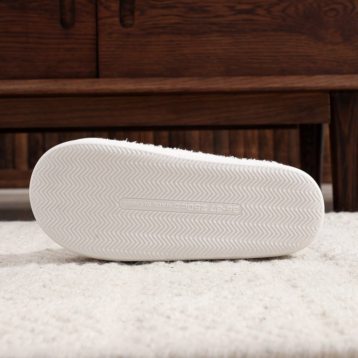 CUTE DEER HORN CHRISTMAS ELEMENT COTTON SLIPPERS_CWSHS0448