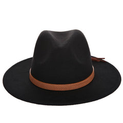 NEW AUTUMN AND WINTER FLAT BRIM JAZZ HAT_CWAH2098