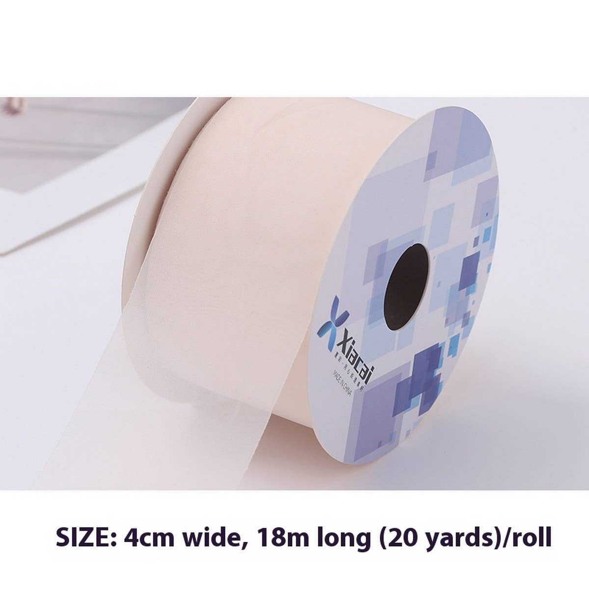 GOLD SATIN FROSTED RIBBON DECORATIVE RIBBON_CWMM5753