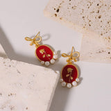 HIGH END RETRO LUXURY NATURAL PEARL EARRINGS_CWAJE3774