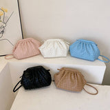 SIMPLE AND VERSATILE WOVEN CLOUD BAG_CWAB3331