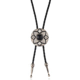 CREATIVE FLOWER ADJUSTABLE LEATHER NECKLACE_CWMM4596