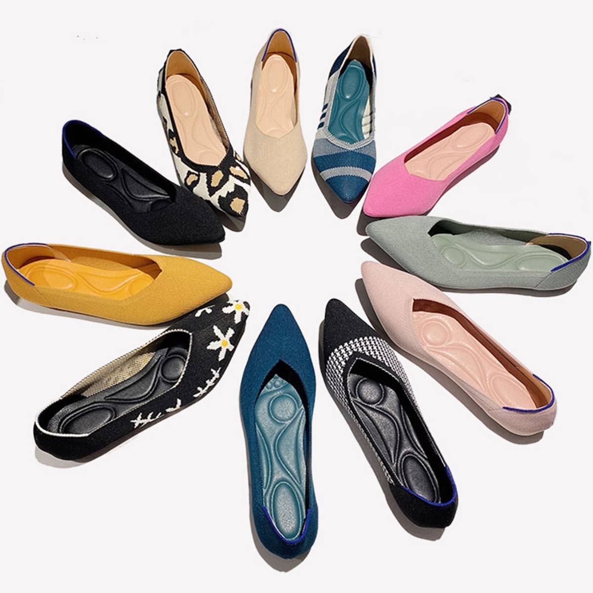 COMFORTABLE POINTED FLAT SHOES FOR WOMEN_CWSHF0006
