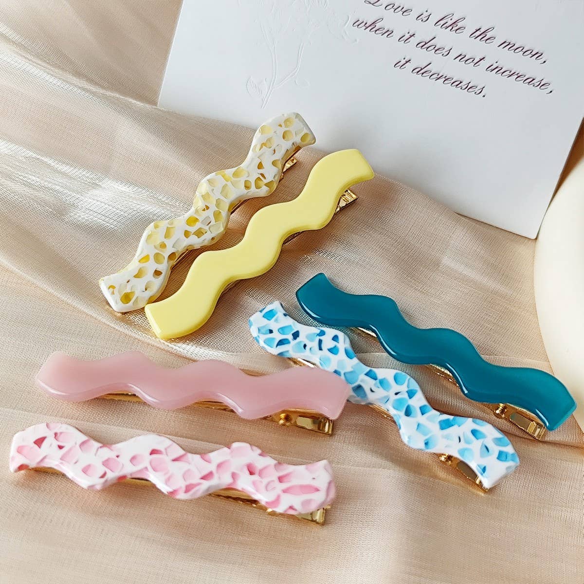 Dopamine Acetate Hair Clip ?Simple Side Bang Clip_Cwaha07269
