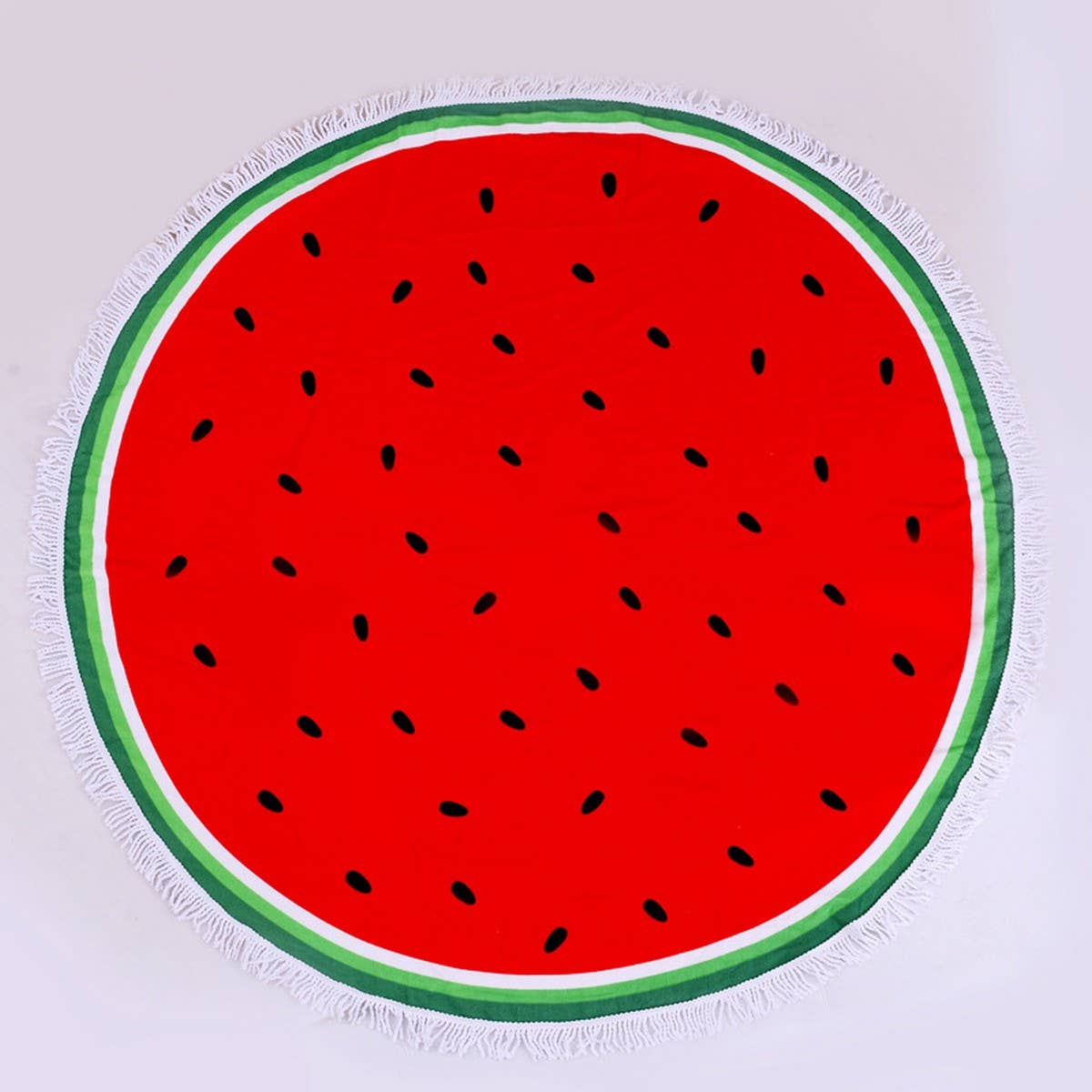 ROUND MICROFIBER TASSEL BEACH TOWEL BLANKET_CWMM7602