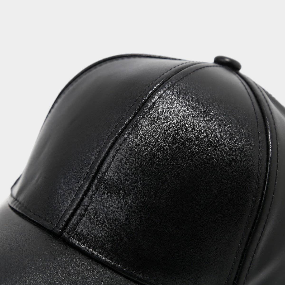 Pu Leather Baseball Cap For Men Vintage Style_Cwah04654