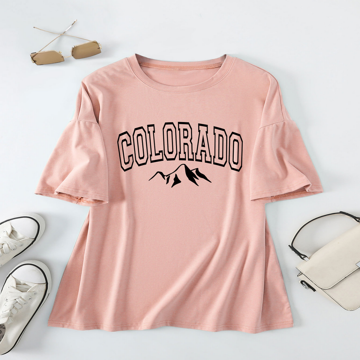 Womens Basic Tee, Baggy Fit, Stylish Design