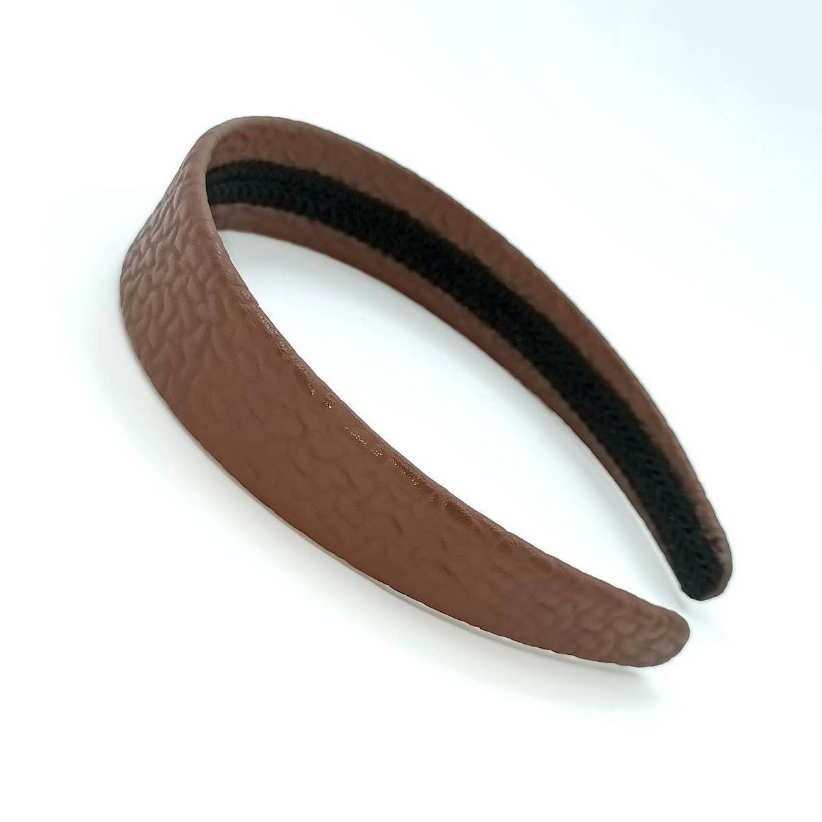 SIMPLE CHIC 3CM PU BUBBLE PATTERN HAIRBAND_CWAHA6329