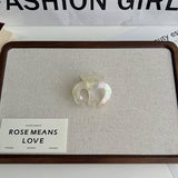 MEDIUM PUMPKIN ACETATE HAIR CLAW CLIP_CWAHA5957