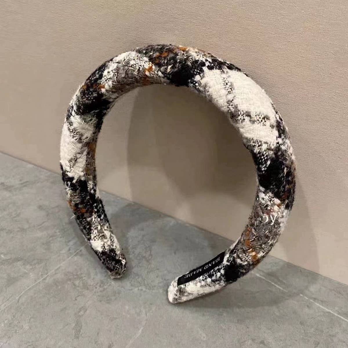 AUTUMN AND WINTER HIGH END PLAID HEADBAND_CWAHA2865