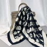 HERRINGBONE VELVET SCARF 90CM SOFT WINTER WRAP_CWASC0889