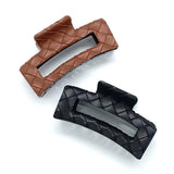 BEST SELLING TWEED STYLE WOVEN PU HAIR CLAW_CWAHA6368