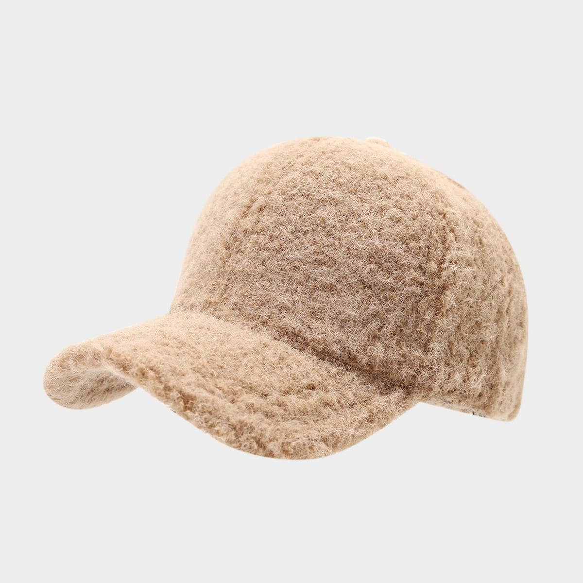 Winter Furry Baseball Cap Women Warm Casual Hat_Cwah04728