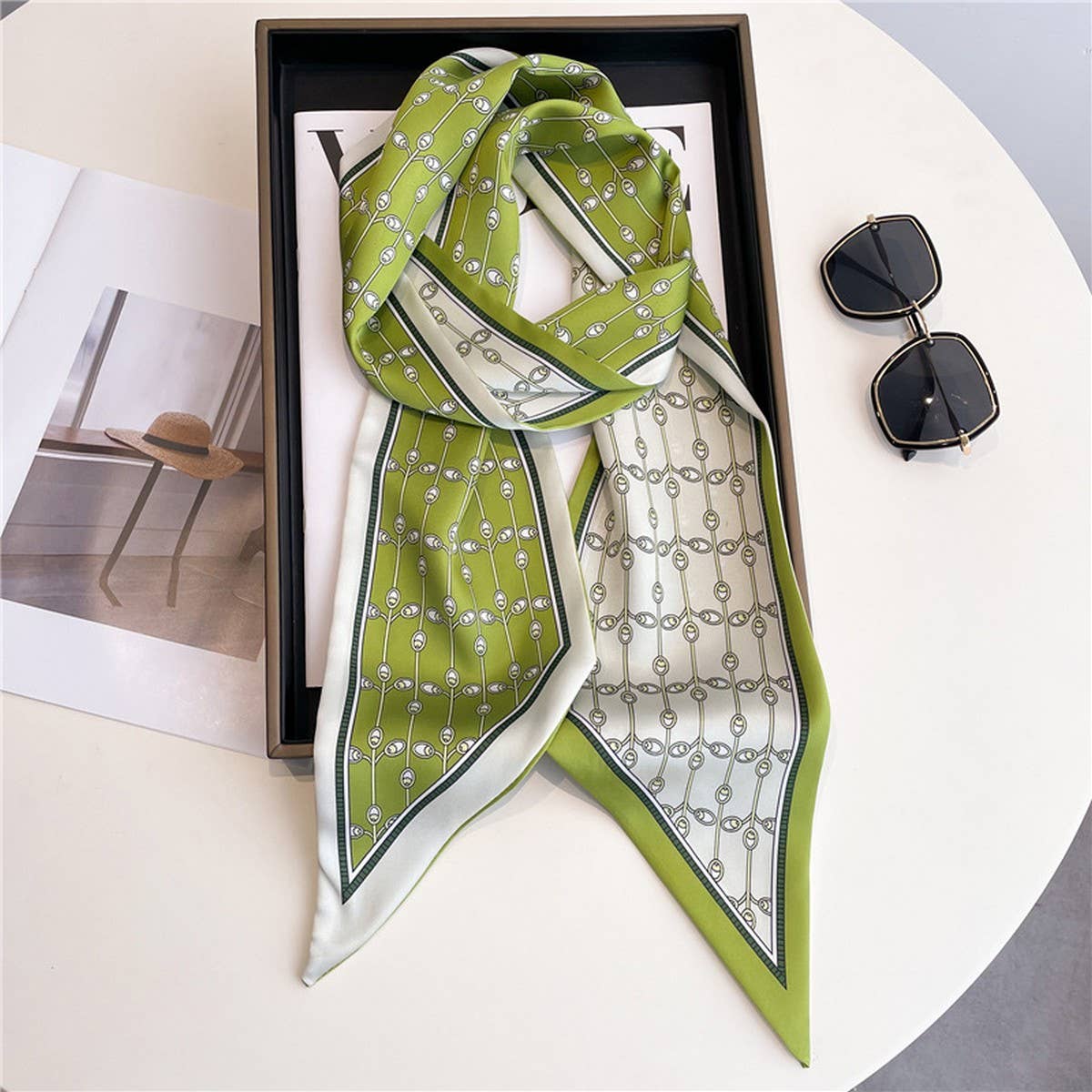 FASHIONABLE AND VERSATILE DOUBLE LAYER HEAD SCARF_CWASC1513