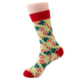 CHRISTMAS SNOWFLAKE GREEN CHRISTMAS SOCKS_CWMS0622
