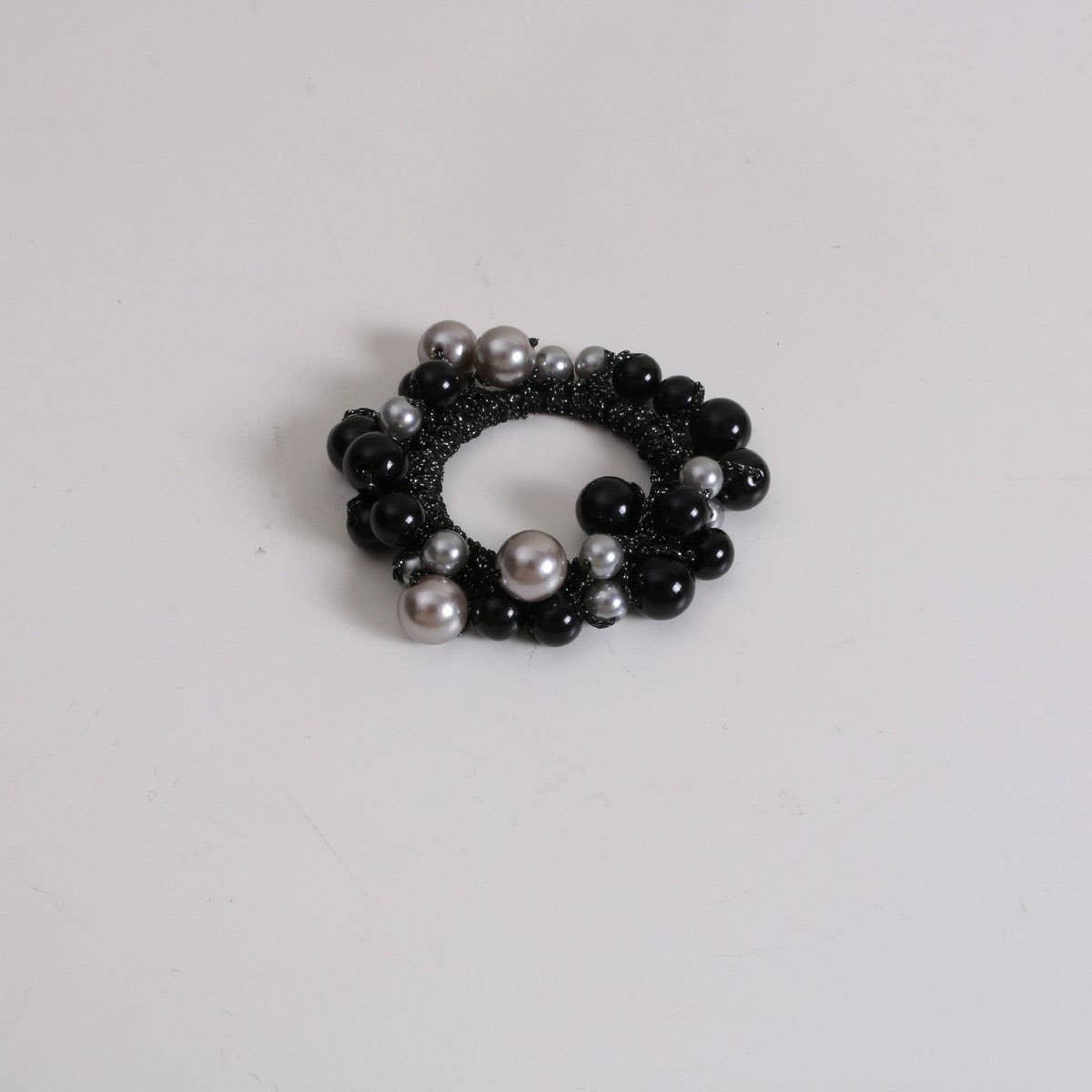 PEARL HAIR TIE BOHO BUN HOLDER FOR WOMEN_CWAHA6762
